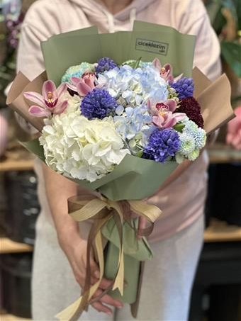 Ortanca Mix İthal Buket